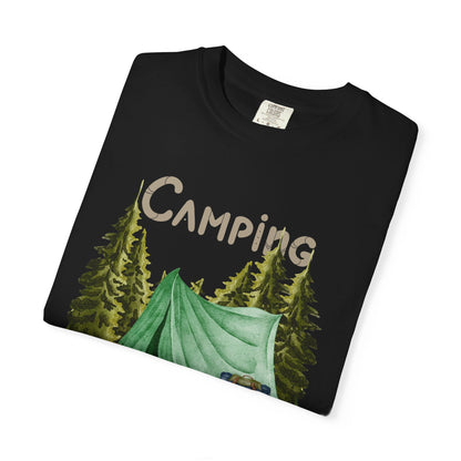 ✅ AU/NZ-Comfort Colours 1717-Camping Adventure Unisex T-Shirt – Embrace Nature with Vintage Design Camping