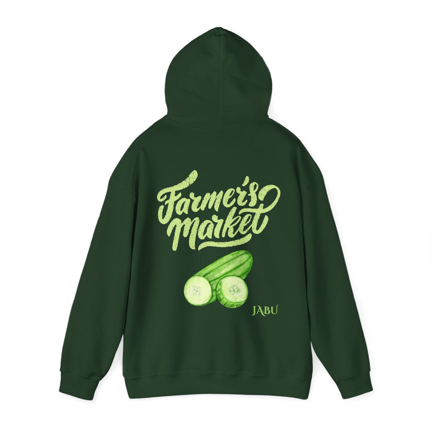 ✅ AU/NZ Farmer's Market Hoodie – Unisex Heavy Blend™ Sweatshirt with Pickle Design