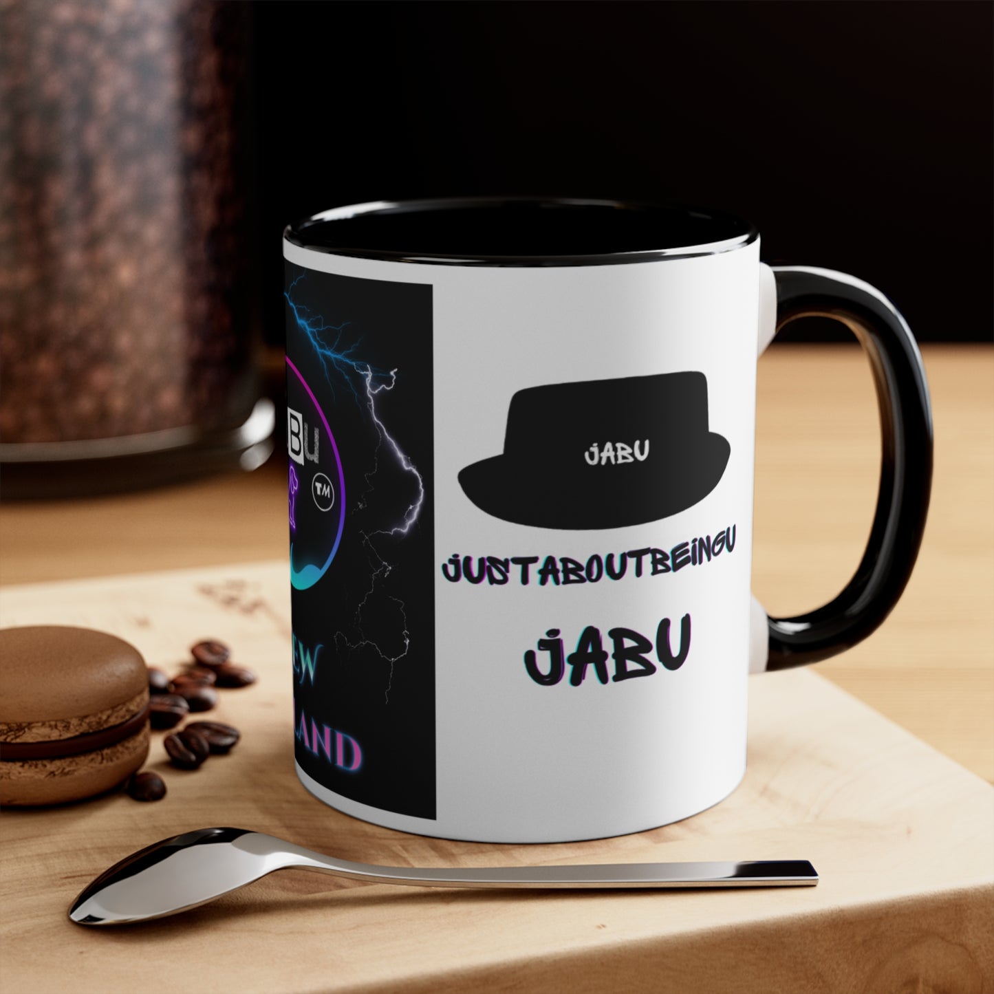 ✅ AU/NZ Colorful Accent Mugs, 11oz JustAboutBeingU