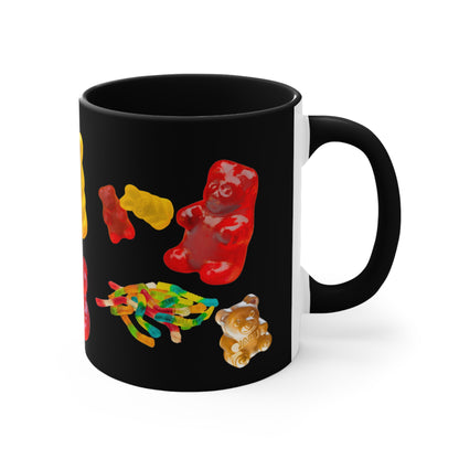 ✅ AU/NZ Colorful Gummy Bear Mug - Fun Gift for Candy Lovers, Quirky Coffee Cup, Cute Office Mug, Birthday Gift, Colorful Accent