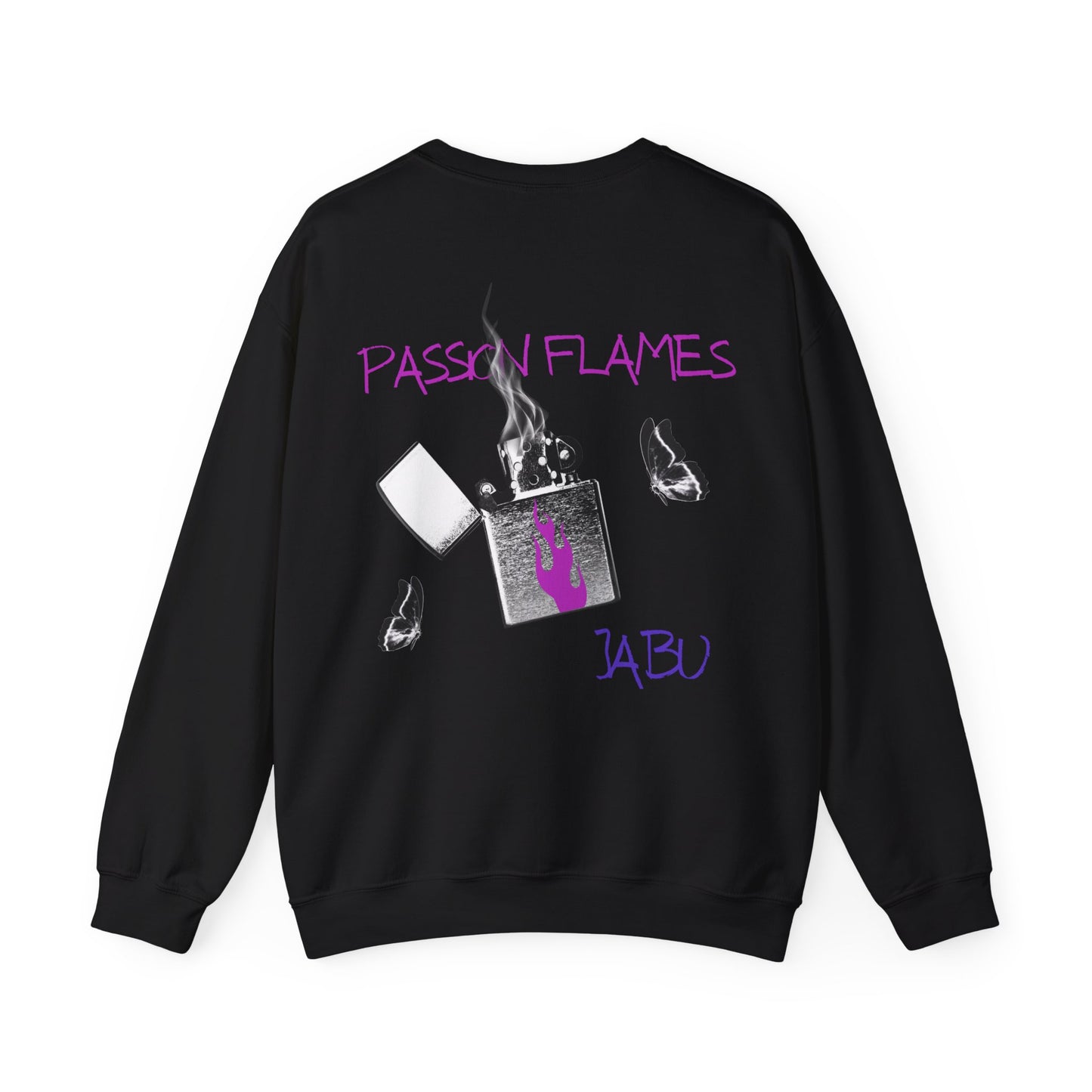 ✅  AU/NZ Passion Flames Graphic Crewneck Sweatshirt - Unisex Heavy Blend Passion