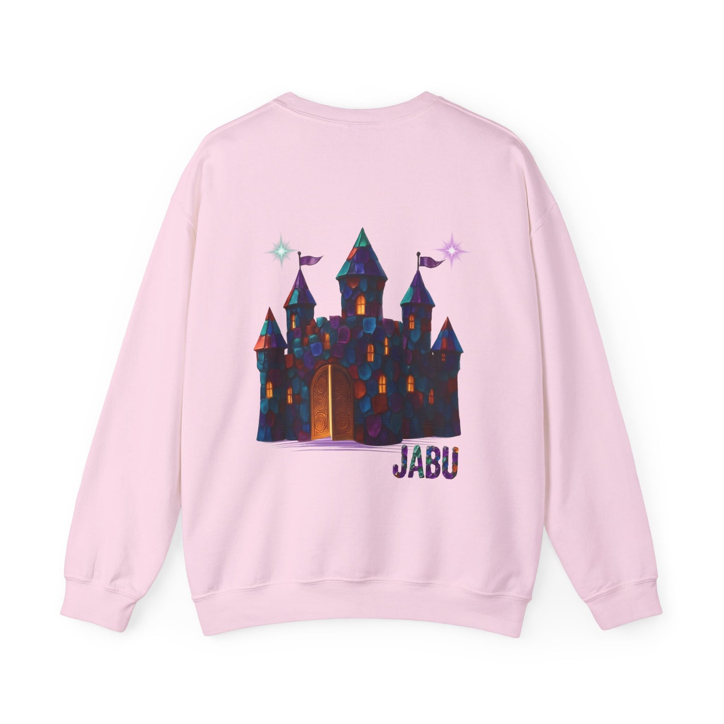 ✅ AU/NZ Magical Crystal Castle Crewneck Sweatshirt, Cozy Unisex Sweater, Crystal Themed Gift, Fun Layering Piece, Perfect for Fall & Winter