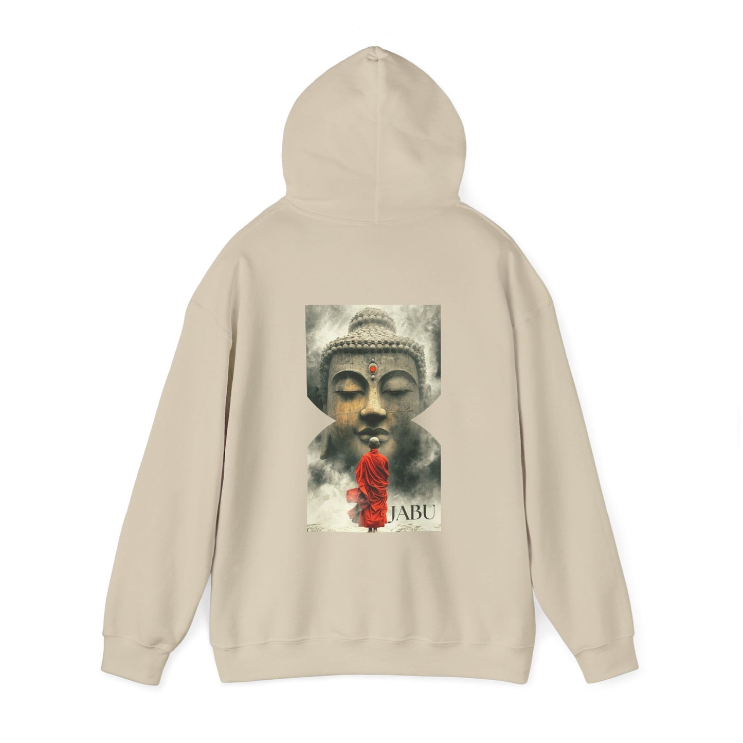 ✅ Serene Buddha Hoodie - Unisex Heavy Blend™ Sweatshirt, Spiritual and Comfortable SAGE