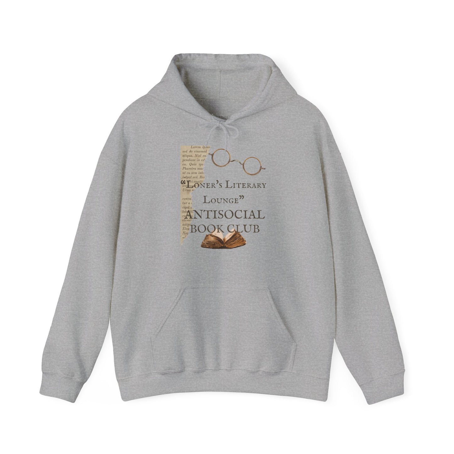 ✅ AU/NZ Book Club Hoodie -  Literature Lover Antisocial Club