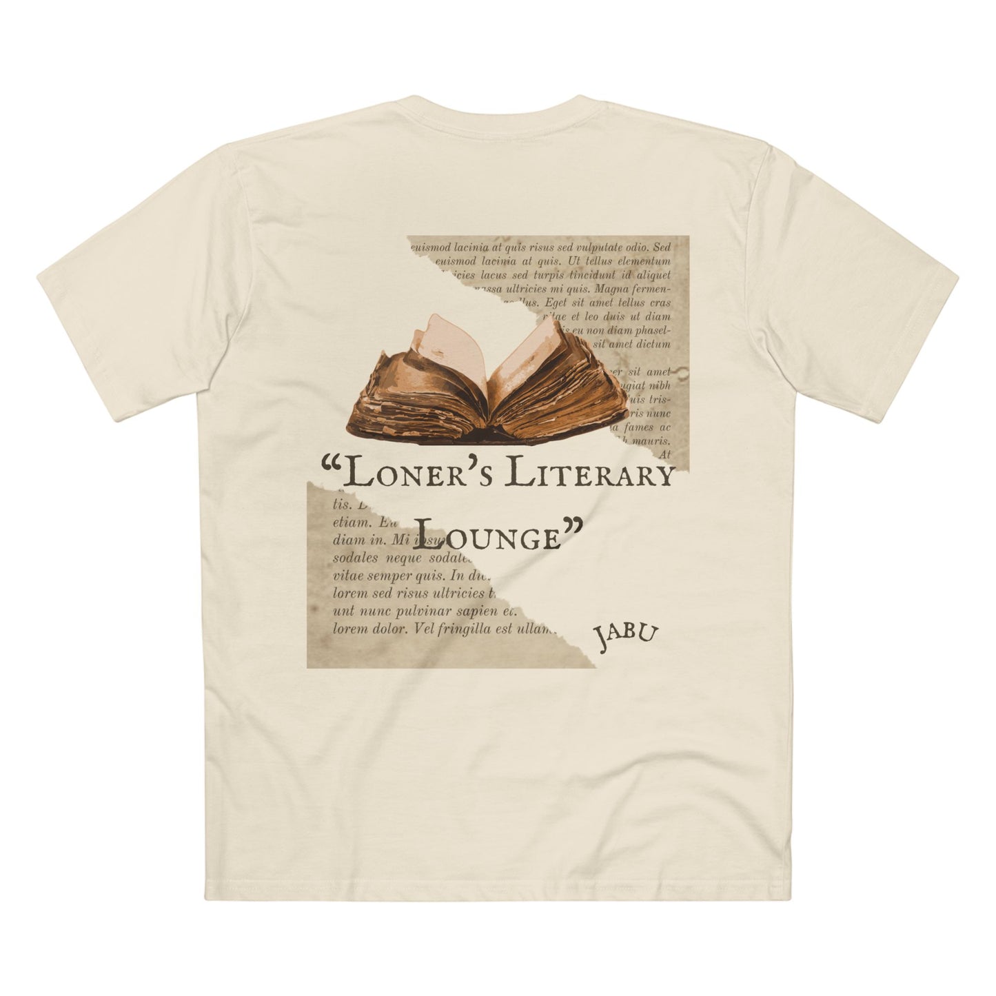 ✅ AU/NZ- As Colour 5001Adult Staple Tee, Literary Antisocial Club