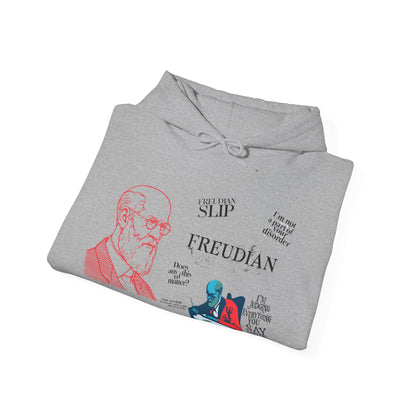 ✅ AU/NZ Freudian Unisex Hooded Sweatshirt - Funny Psychological Humor & Therapy Gift for Psychiatrists or Psychologists!