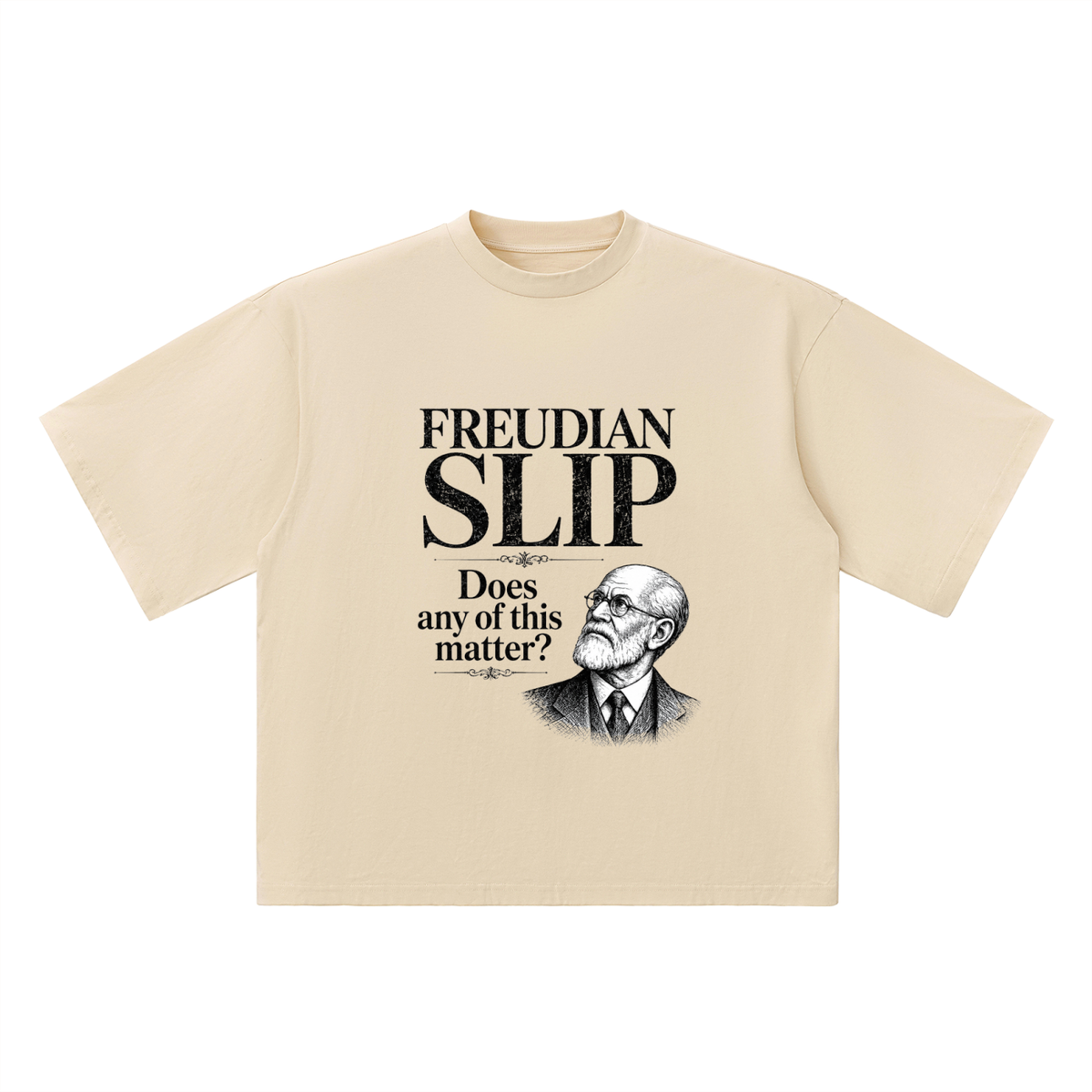Freudian Slip Oversized Drop Shoulder T Shirt
