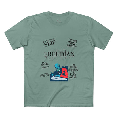 ✅ AU/NZ Freudian Slip Adult Tee - Funny Psychology Shirt, Gifts for Psychologists, Casual Wear, Humor Apparel