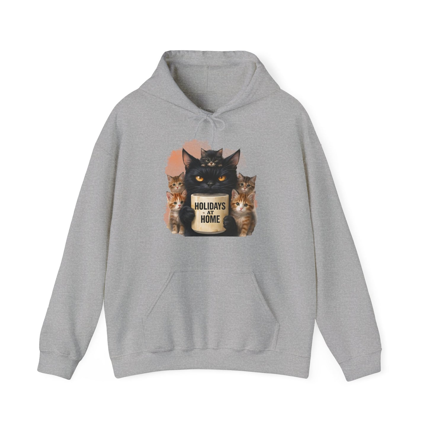✅ AU/NZ Unisex Heavy Blend™ Hooded Sweatshirt Cats Holidays