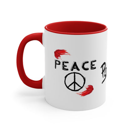 ✅ AU/NZ Colorful Accent Mugs, 11oz PEACE