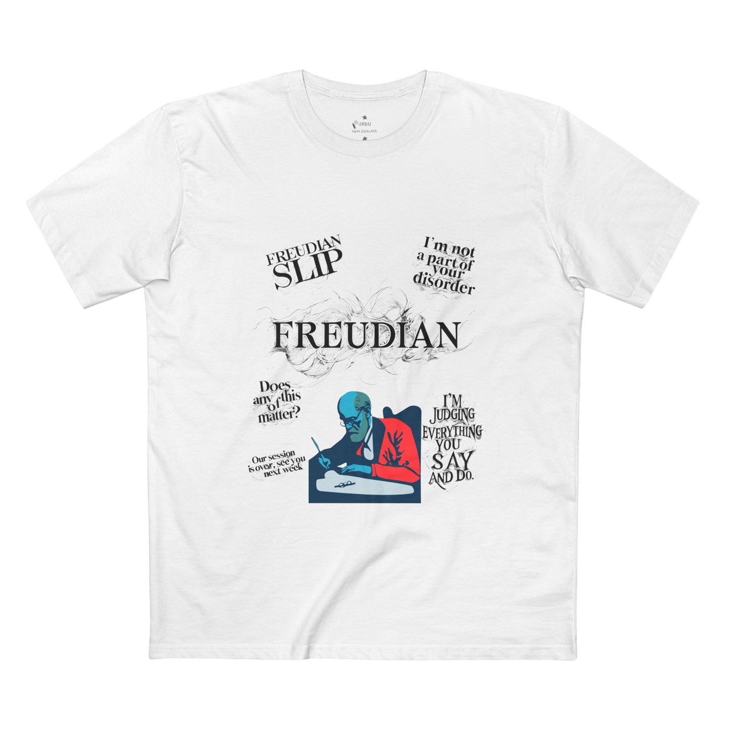 ✅ AU/NZ Freudian Slip Adult Tee - Funny Psychology Shirt, Gifts for Psychologists, Casual Wear, Humor Apparel