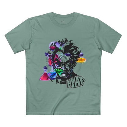 ✅ AU/NZ-As Colour 5001,Mad Scientist Graphic Tee - Fun T-Shirt for Science Lovers, Gift for Birthdays, Halloween, or Everyday Wear, Unique Art Tee, Quirky Fashion