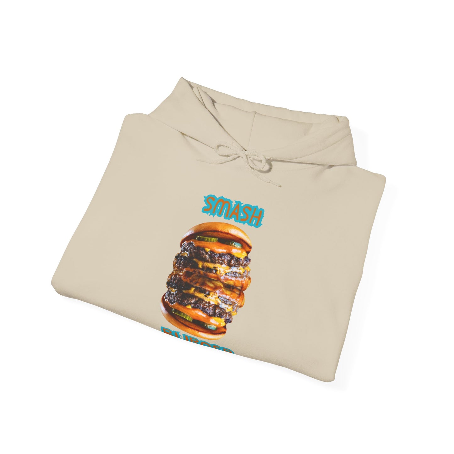 ✅ AU/NZ Smash Burger Unisex Hoodie with Fun Food Graphics