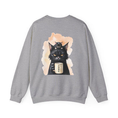 ✅ AU/NZ Cat Lover's Crewneck Sweatshirt - "Holidays at Home" Design Kittens