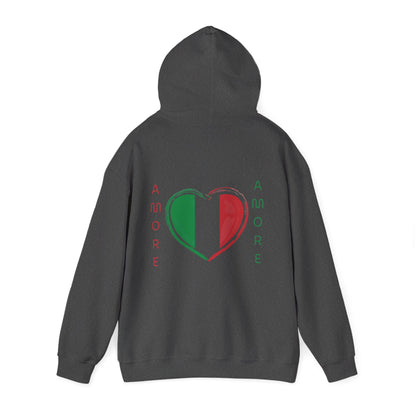 ✅ AU/NZ Italian Love Hoodie | Unisex Heavy Blend Sweatshirt | Perfect for Gifting, Italian Heritage Celebrations, Casual Wear, Travel, Festivals, VESPA!