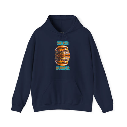 ✅ AU/NZ Smash Burger Unisex Hoodie with Fun Food Graphics