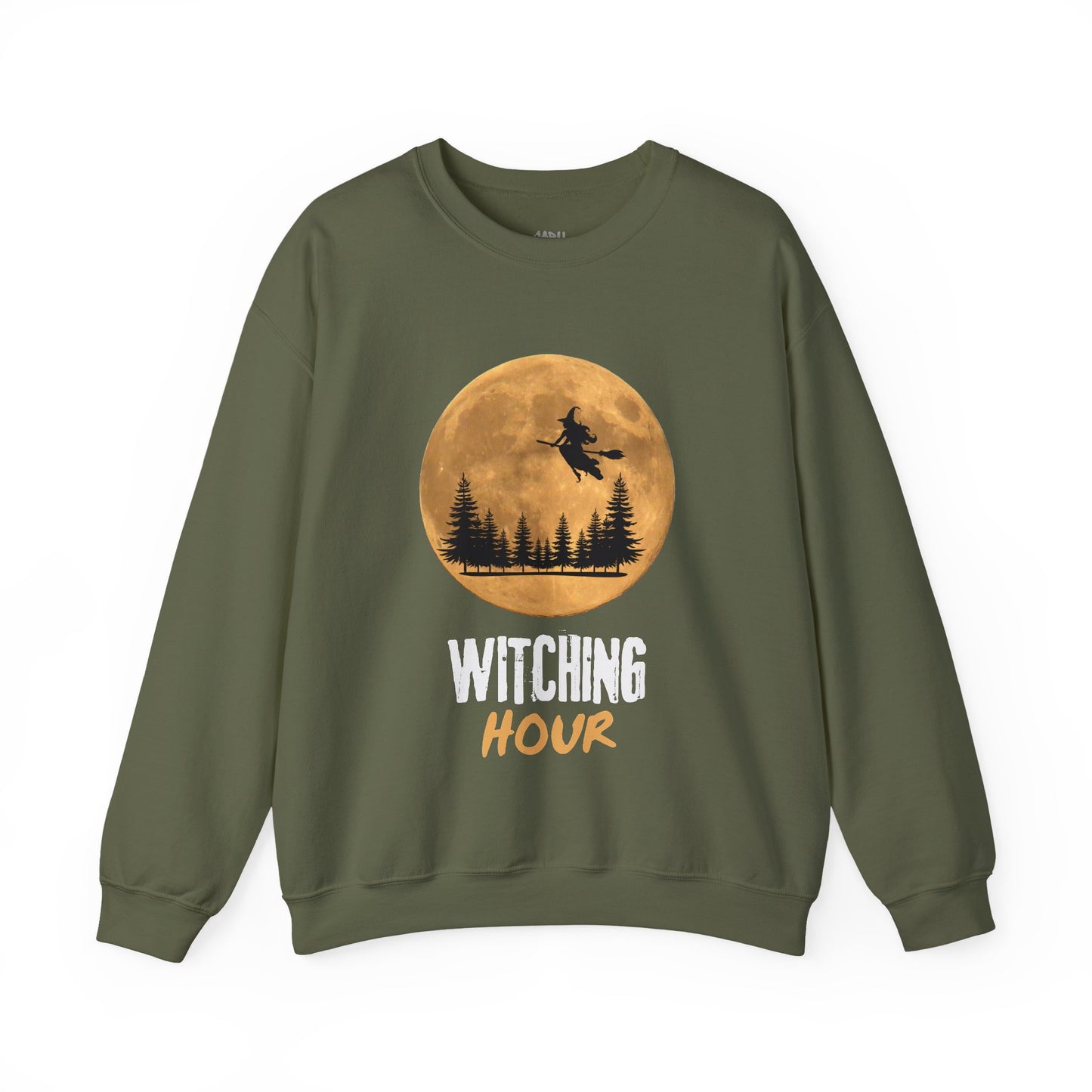 ✅ AU/NZ Witching Hour & Howl Unisex Crewneck Sweatshirt - Spooky Halloween Vibe