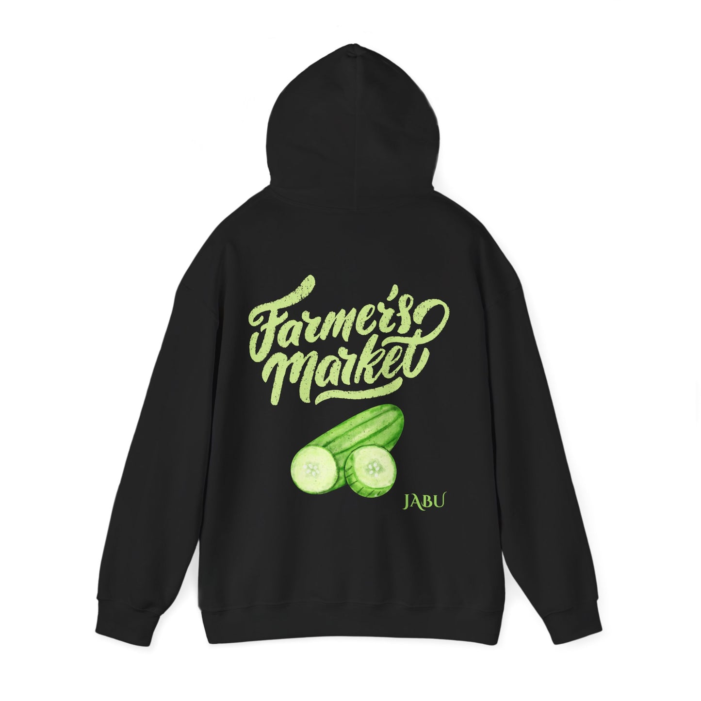 ✅ AU/NZ Farmer's Market Hoodie – Unisex Heavy Blend™ Sweatshirt with Pickle Design