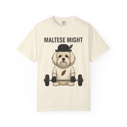 JABU GRIND - MALTESE: A Fun, Dog-Loving Gym Tee for NZ & AU Humans JABU© • JustAboutBeingU®