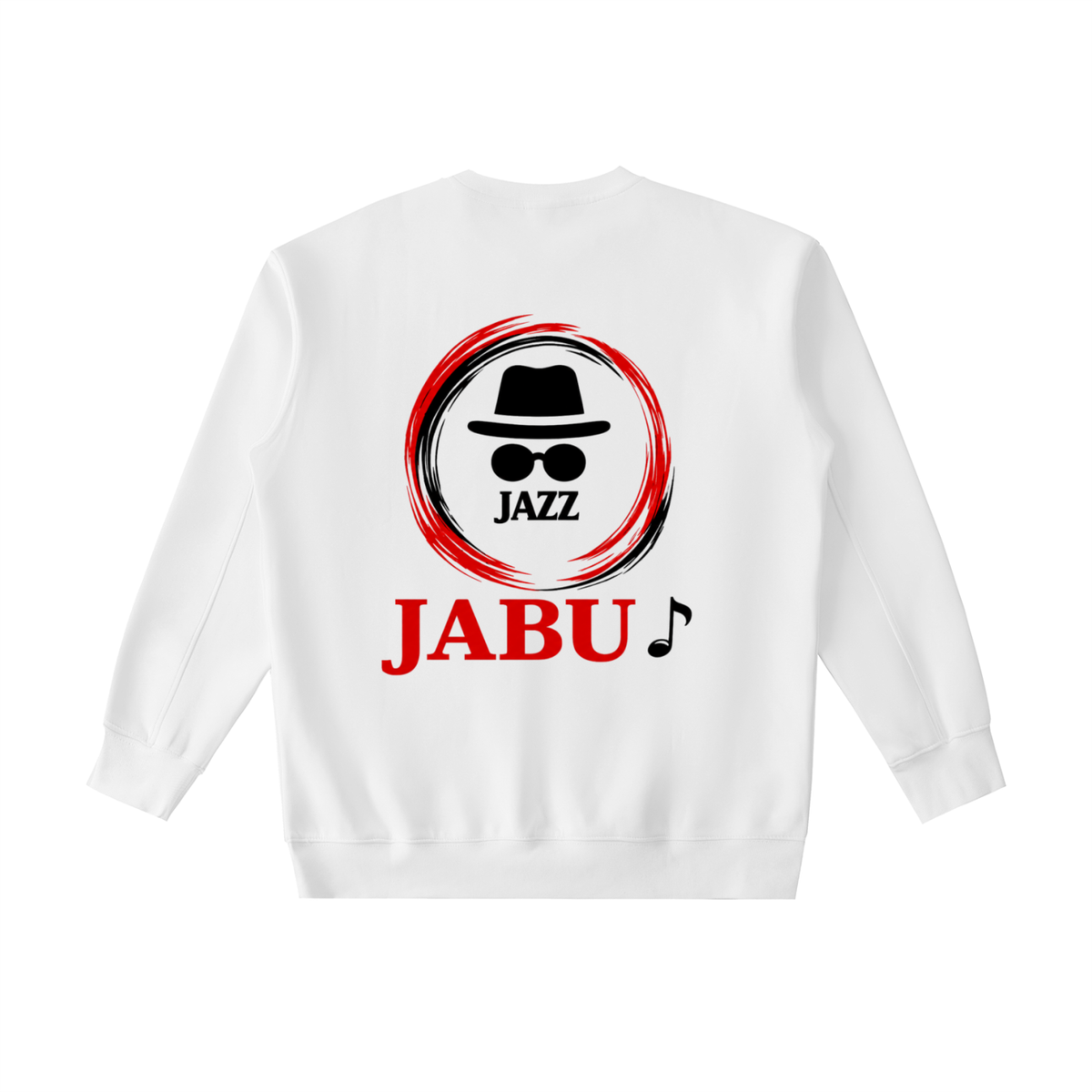 Jazz Style Groove Graphic Heavyweight Crewneck Sweatshirt