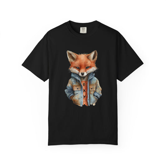 ✅ AU/NZ Unisex Garment-Dyed T-shirt Foxy Clever AS