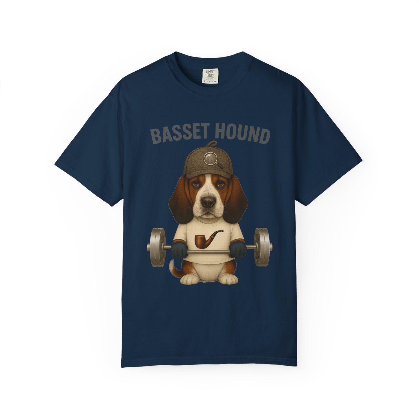 JABU GRIND - BASSET HOUND: A Fun, Dog-Loving Gym Tee for NZ & AU Humans JABU© • JustAboutBeingU®
