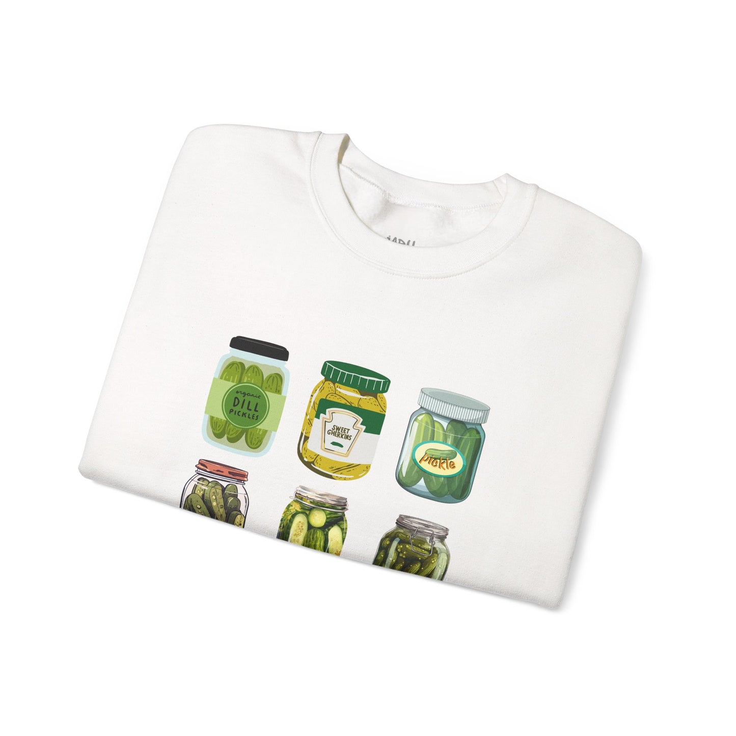 ✅ AU/NZ Pickle Lover's Crewneck Sweatshirt - Farmer's Market Theme