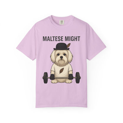 JABU GRIND - MALTESE: A Fun, Dog-Loving Gym Tee for NZ & AU Humans JABU© • JustAboutBeingU®