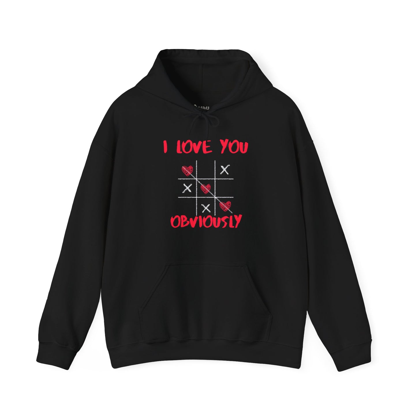 ✅ AU/NZ Casual Love Hoodie - I Love You Obviously | Hearts Win | Perfect Gift for Valentine's Day & Everyday Wear