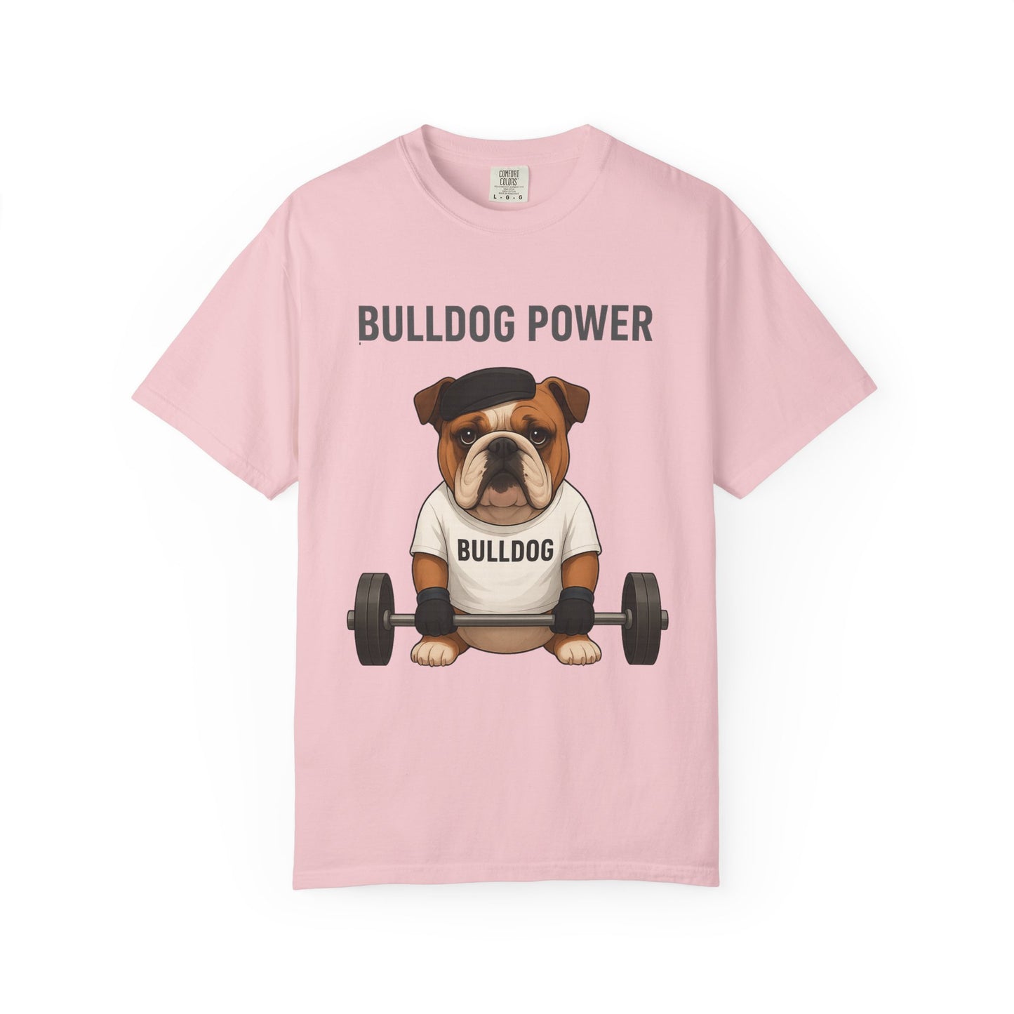 JABU GRIND - BULLDOG: A Fun, Dog-Loving Gym Tee for NZ & AU Humans JABU© • JustAboutBeingU®
