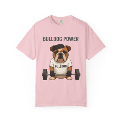 JABU GRIND - BULLDOG: A Fun, Dog-Loving Gym Tee for NZ & AU Humans JABU© • JustAboutBeingU®