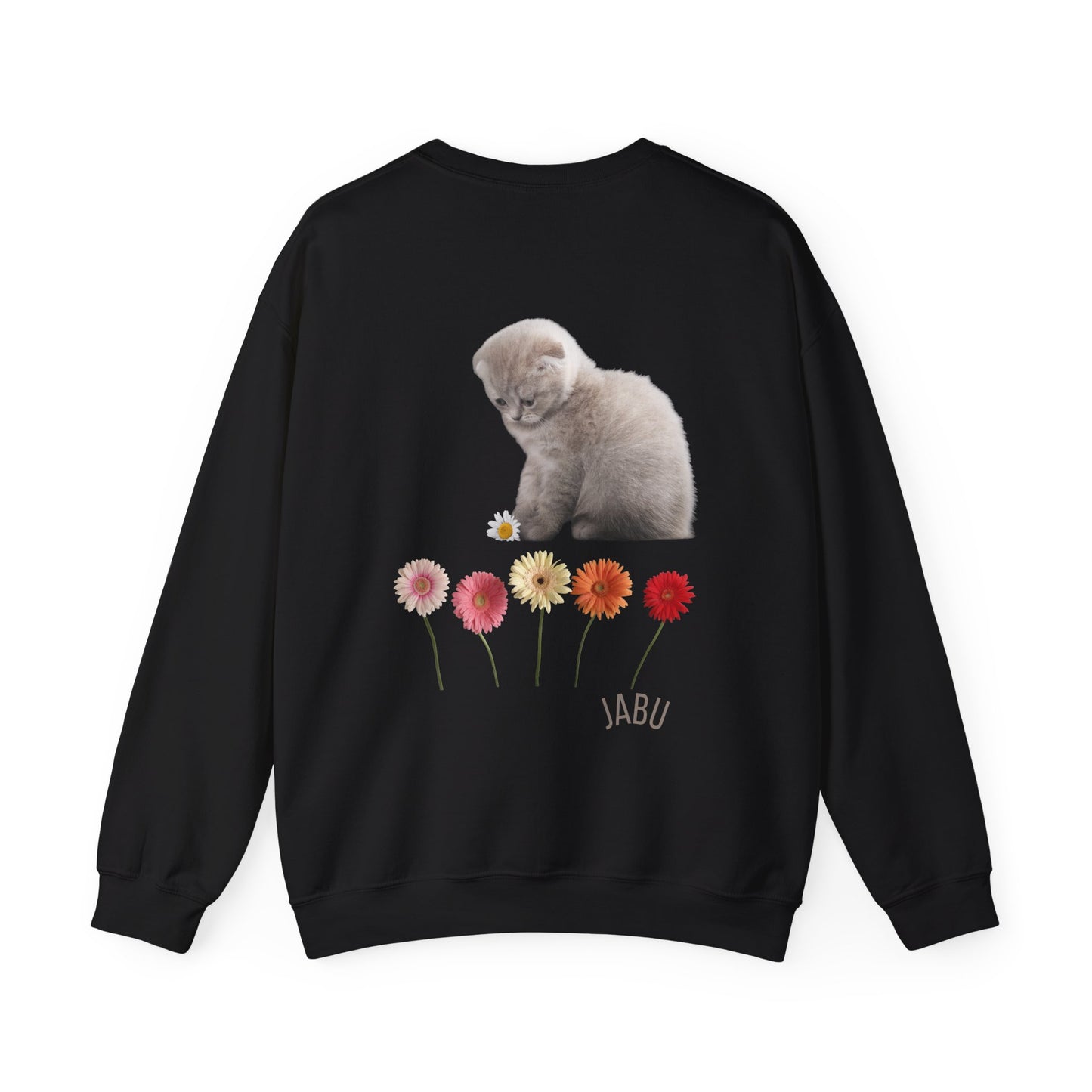 ✅ AU/NZ Adorable Cat & Flowers Crewneck Sweatshirt - Perfect Gift for Cat Lovers ADORABLE