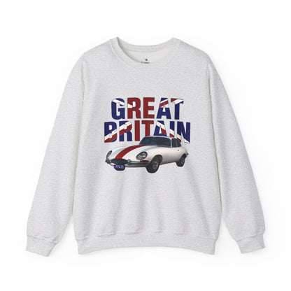 ✅ AU/NZ Great Britain Unisex Sweatshirt - Stylish British Car Design, Perfect for Travel Lovers, Unique Casual Wear.