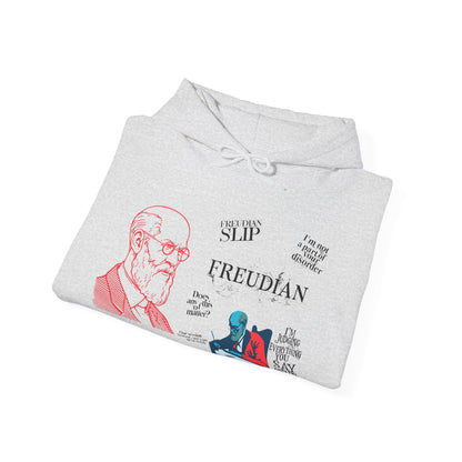 ✅ AU/NZ Freudian Unisex Hooded Sweatshirt - Funny Psychological Humor & Therapy Gift for Psychiatrists or Psychologists!