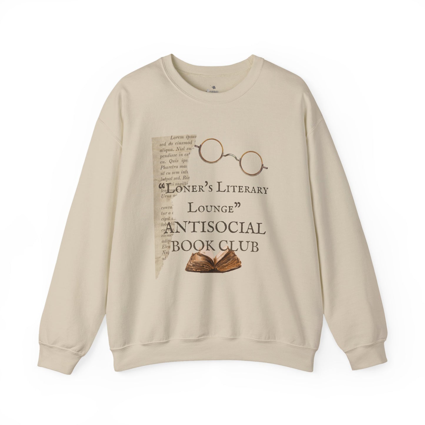 ✅ AU/NZ Literary Lounge Sweatshirt - Antisocial Book Club Style, Book Lovers!
