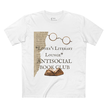 ✅ AU/NZ- As Colour 5001Adult Staple Tee, Literary Antisocial Club