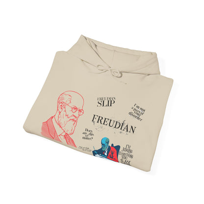 ✅ AU/NZ Freudian Unisex Hooded Sweatshirt - Funny Psychological Humor & Therapy Gift for Psychiatrists or Psychologists!