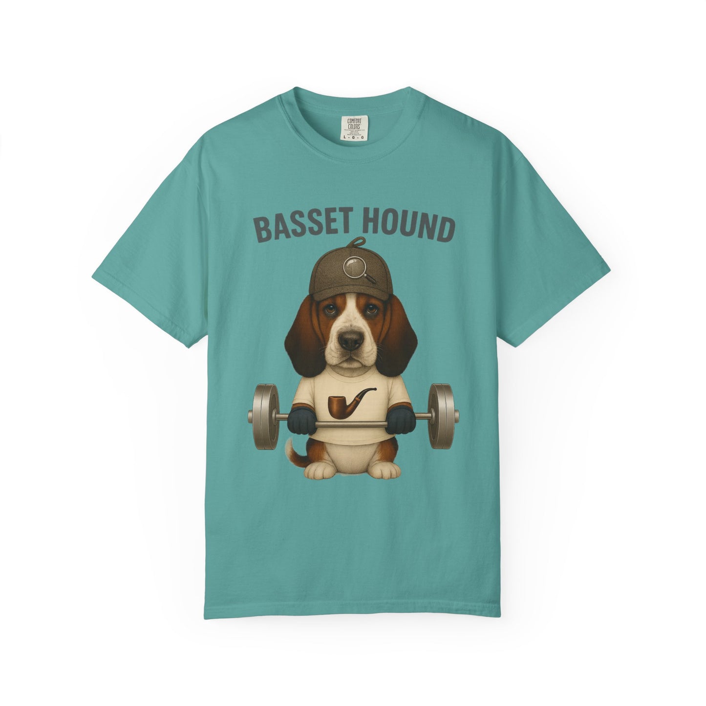 JABU GRIND - BASSET HOUND: A Fun, Dog-Loving Gym Tee for NZ & AU Humans JABU© • JustAboutBeingU®