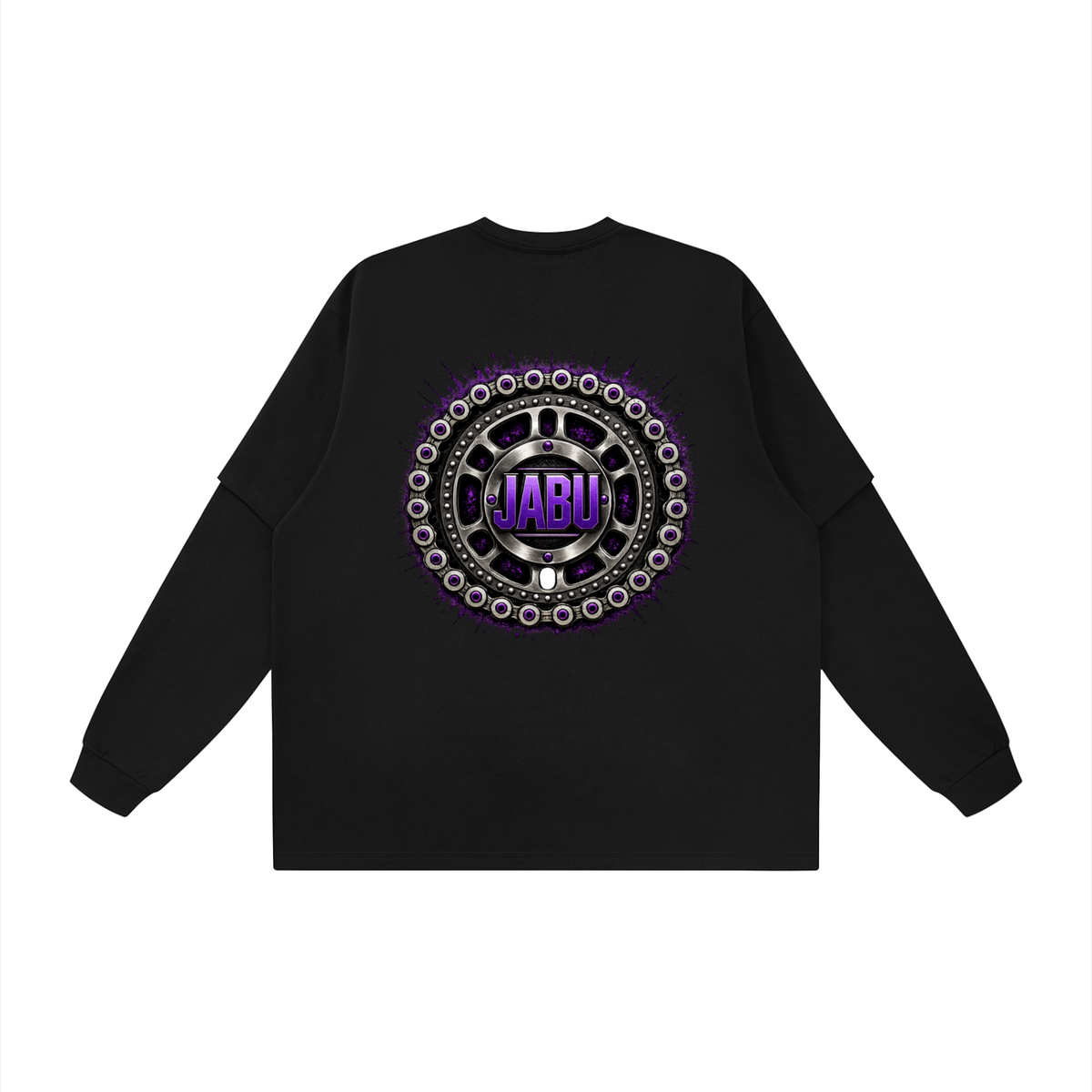 One Chain Keep It Simple Graphic Layered Oversized T Shirt