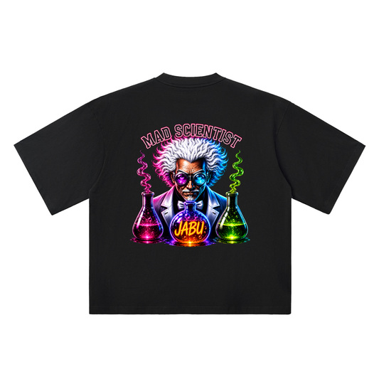 Mad Scientist Graphic Oversized T-Shirt