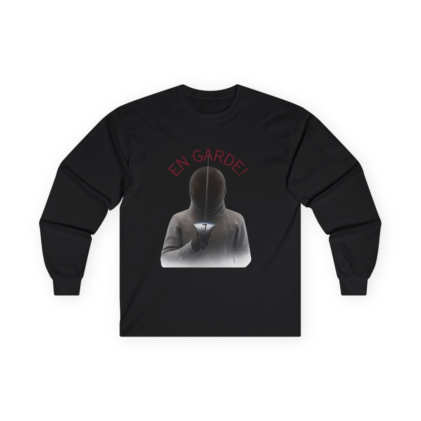 ✅ AU/NZ-En Garde/Touche, Chic Unisex Long Sleeve Tee with Artistic Design - Perfect for Casual Wear, Gift, Everyday Fashion, Art Lovers, Cozy Vibes