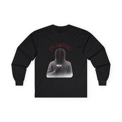 ✅ AU/NZ-En Garde/Touche, Chic Unisex Long Sleeve Tee with Artistic Design - Perfect for Casual Wear, Gift, Everyday Fashion, Art Lovers, Cozy Vibes