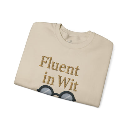 Fluent In Wit Graphic Sweatshirt
JABU© • JustAboutBeingU®