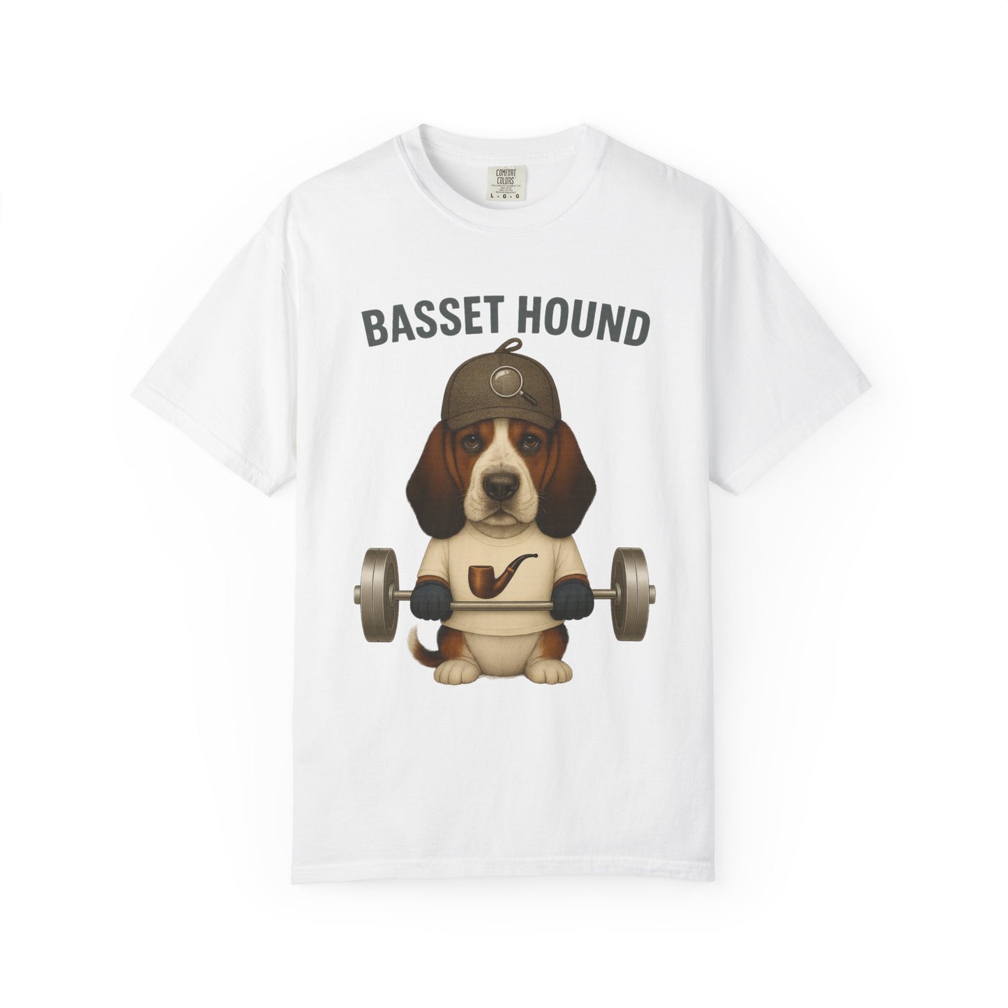 JABU GRIND - BASSET HOUND: A Fun, Dog-Loving Gym Tee for NZ & AU Humans JABU© • JustAboutBeingU®