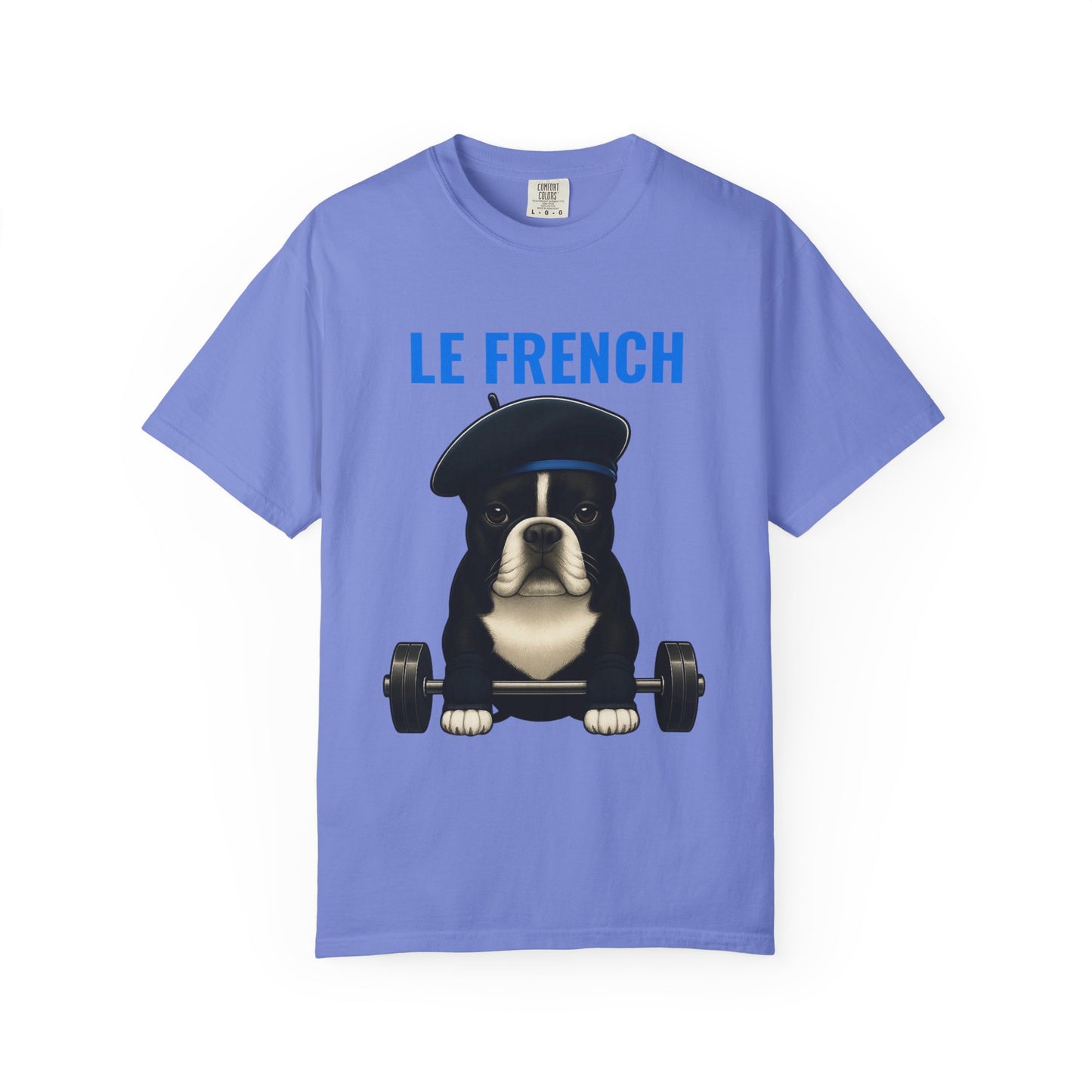 JABU GRIND – LE FRENCH: A Fun, Dog-Loving Gym Tee for NZ & AU Humans JABU© • JustAboutBeingU®