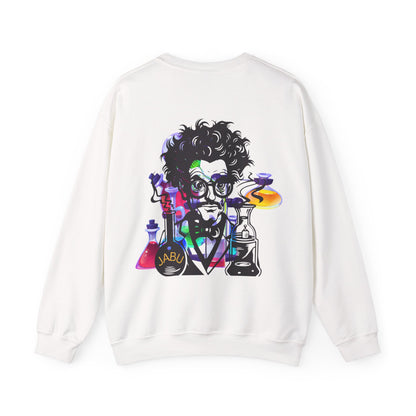 ✅ AU/NZ Mad Scientist Crewneck Sweatshirt – Unisex Heavy Blend™ with Colorful Lab Design MAD SCIENTIST