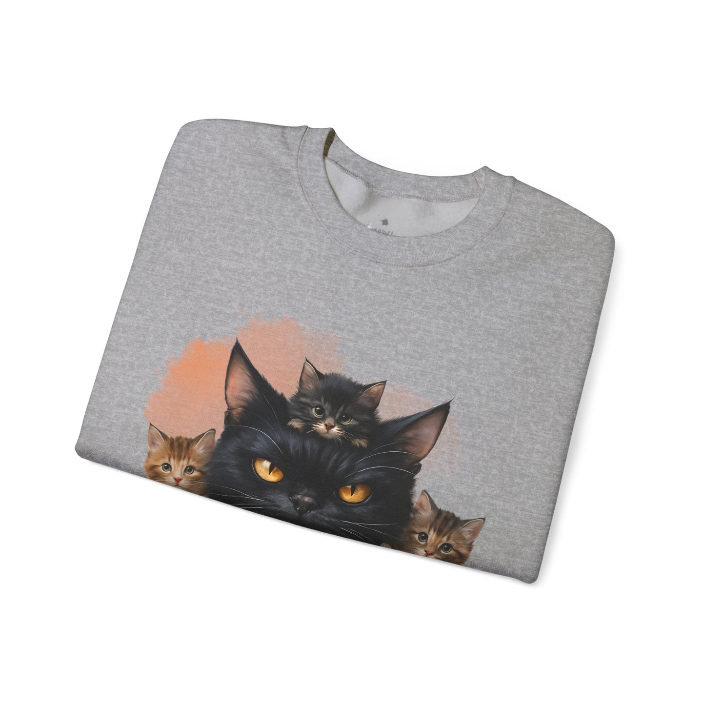 ✅ AU/NZ Cat Lover's Crewneck Sweatshirt - "Holidays at Home" Design Kittens