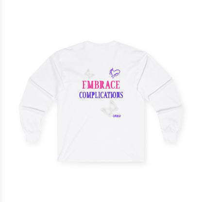 ✅ AU/NZ- Complicated! Love Long Sleeve Tee, Unisex Tee for Gift Giving, Trendy Graphic Shirt, Casual Fashion, Fun Quotes Top