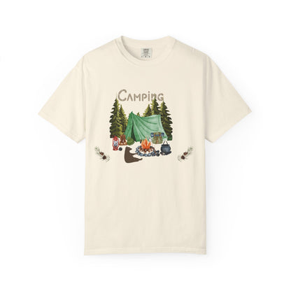 ✅ AU/NZ-Comfort Colours 1717, Camping Adventure Unisex T-Shirt – Embrace Nature with Vintage Design Camping