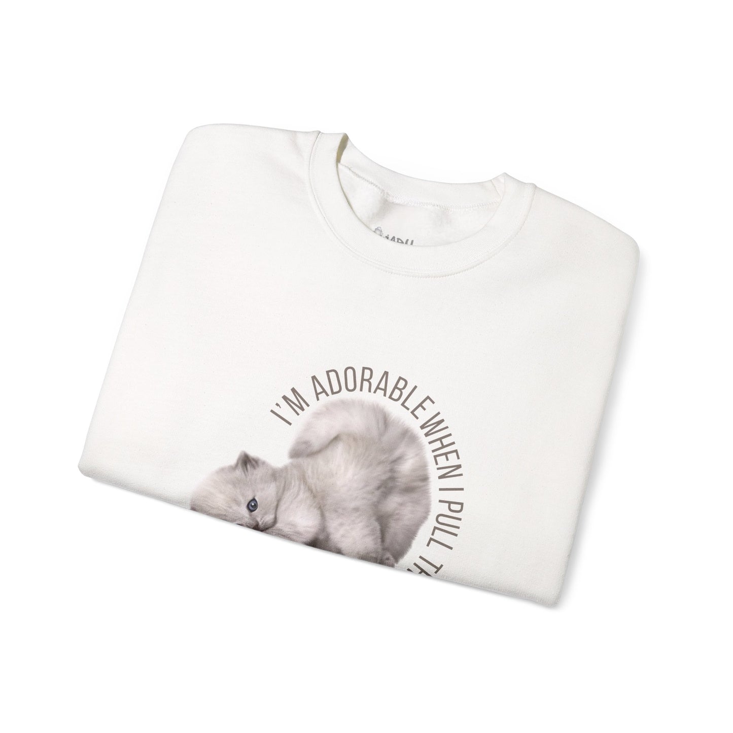 ✅ AU/NZ Adorable Cat & Flowers Crewneck Sweatshirt - Perfect Gift for Cat Lovers ADORABLE